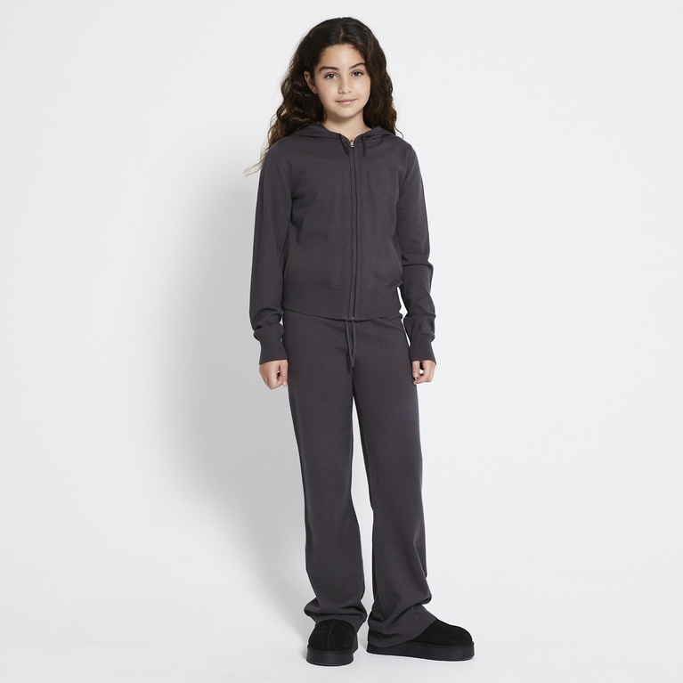 Knit zip hoodie "Jennifer star"